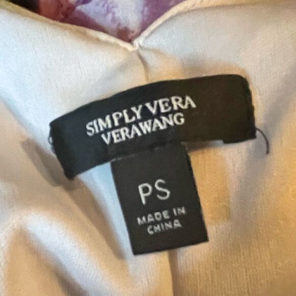 Simply Vera Vera Wang Pleated A-Line Dress Pullover Style w/ Empire Waist - Picture 8 of 14